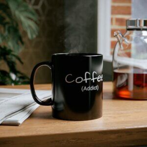 "Coffee Addict" Ceramic Mug 11oz